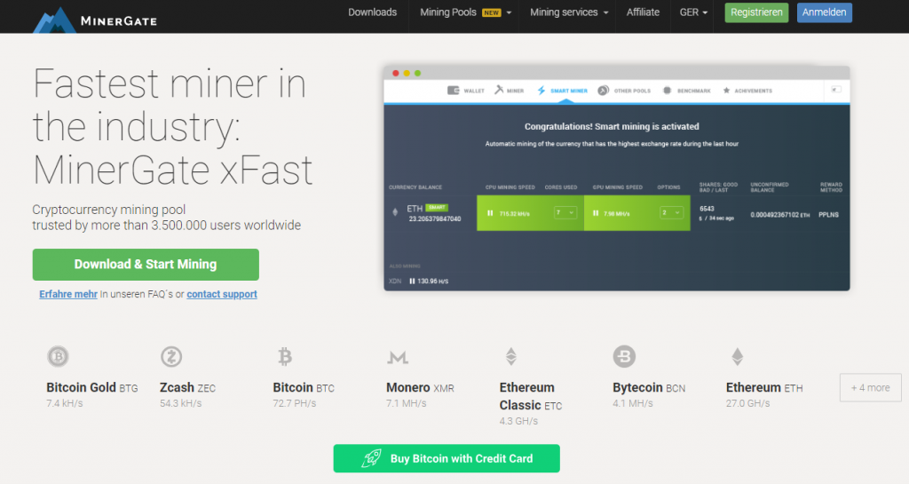Ethereum Cloud Mining Ethereum online minen EthereumKauf.de